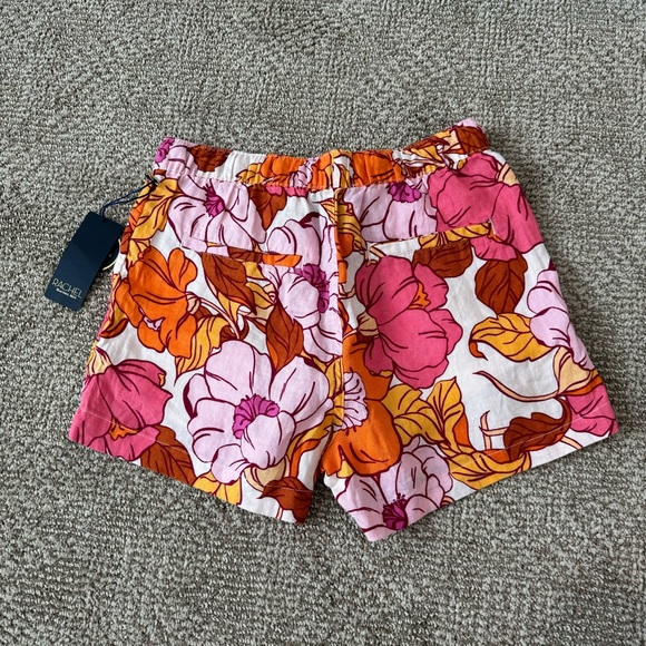 RACHEL ROY Floral Print Linen Shorts - Picture 2 of 6